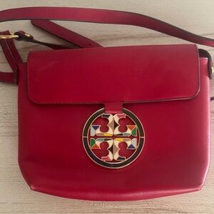 Tory Burch Bold Red Crossbody Bag